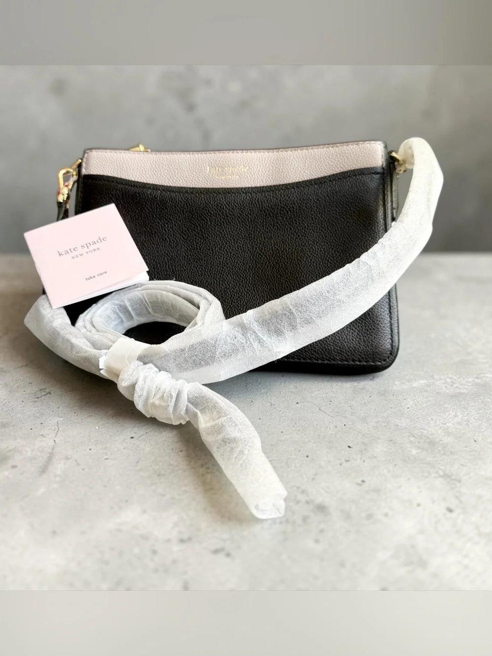 Kate Spade Black and Lilac Women's Bag